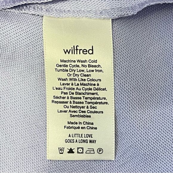 Aritzia Wilfred Ecoulement Mini Dress in Lavender - Picture 8 of 10